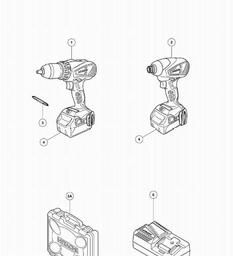 Hitachi KC18DBFL spare parts
