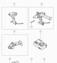 Hitachi KC18DGRL spare parts