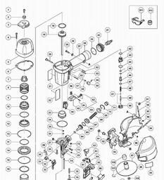 Hitachi NV65AH2 spare parts