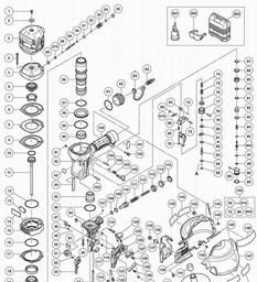 Hitachi NV75HMC spare parts