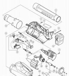 Hitachi RB36DL spare parts