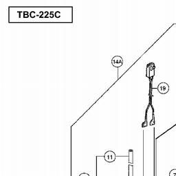 Hitachi TBC-225C spare parts