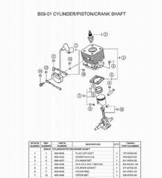Hitachi TBC26PFL spare parts