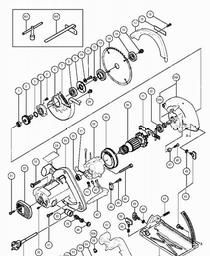 Hitachi C6SE spare parts