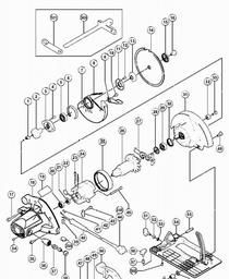 Hitachi C7SB spare parts