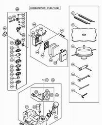 Hitachi CG51EA spare parts