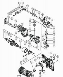 Hitachi CR18DL spare parts