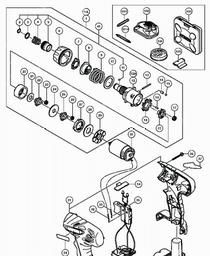 Hitachi DB10DL spare parts