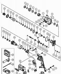 Hitachi DH14DL spare parts