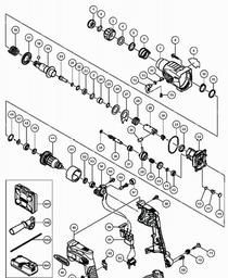 Hitachi DH18DL spare parts