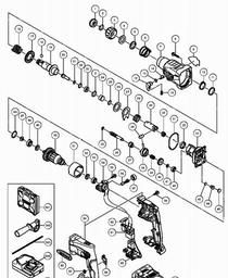 Hitachi DH18DSL spare parts
