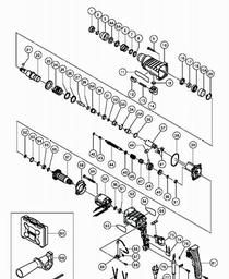 Hitachi DH22PB spare parts