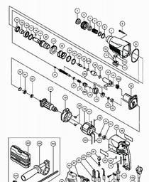 Hitachi DH24PB spare parts