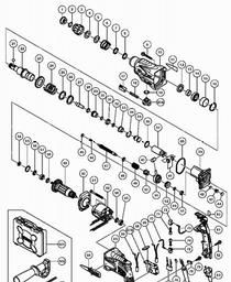 Hitachi DH24PB3 spare parts