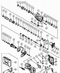 Hitachi DH24PF3 spare parts