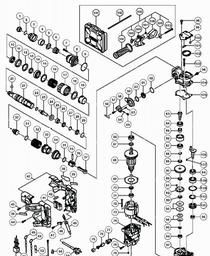 Hitachi DH28PC spare parts