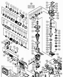 Hitachi DH28PD spare parts