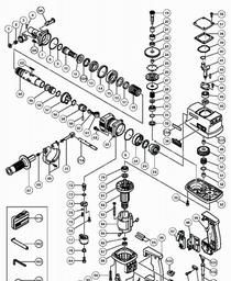 Hitachi DH38YE spare parts