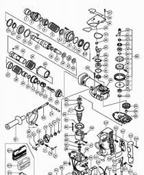 Hitachi DH40MR spare parts