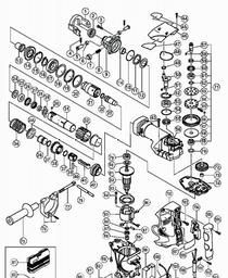 Hitachi DH40SR spare parts