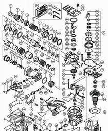 Hitachi DH45MR spare parts