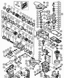 Hitachi DH50MRY spare parts