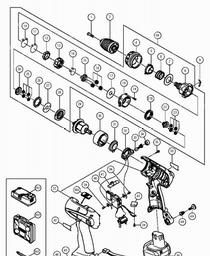 Hitachi DS14DAL spare parts