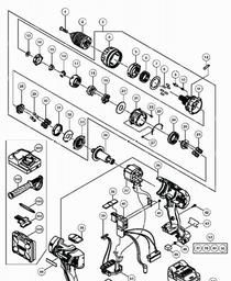 Hitachi DS14DBL spare parts