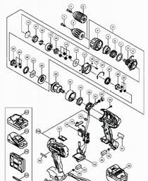 Hitachi DS14DSAL spare parts