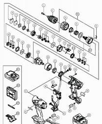 Hitachi DS14DSL spare parts