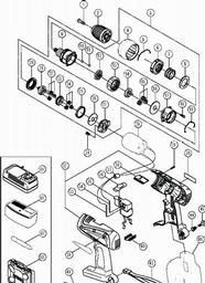 Hitachi DS14DVB2 spare parts