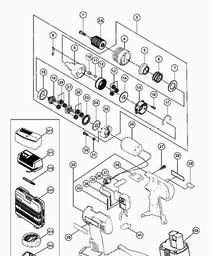 Hitachi DS14DVF spare parts