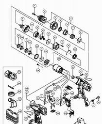 Hitachi DS14DVF3 spare parts