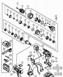 Hitachi DS18DBL spare parts