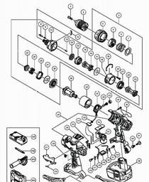 Hitachi DS18DL spare parts