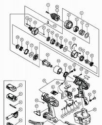 Hitachi DS18DMR spare parts
