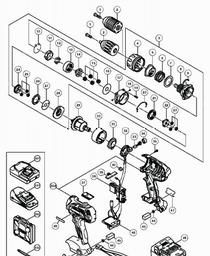 Hitachi DS18DSAL spare parts