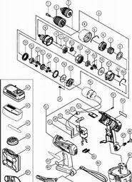 Hitachi DS18DVB2 spare parts