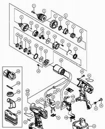 Hitachi DS18DVF3 spare parts