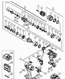 Hitachi DV14DSL spare parts