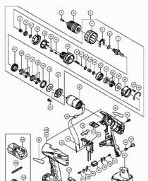 Hitachi DV14DVC spare parts