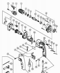 Hitachi DV16V spare parts