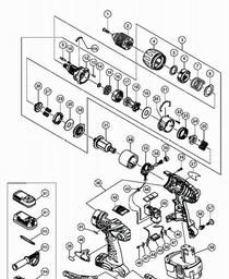 Hitachi DV18DMR spare parts