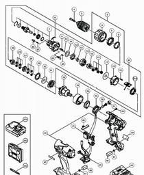 Hitachi DV18DSL spare parts