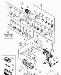 Hitachi DV18DV spare parts