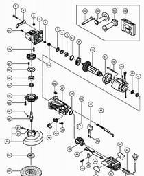 Hitachi G12SA3 spare parts