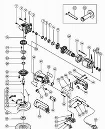 Hitachi G12SE2 spare parts