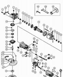 Hitachi G12VA spare parts