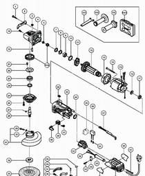 Hitachi G13SB3 spare parts
