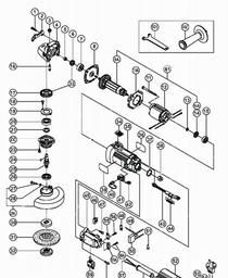 Hitachi G13YD spare parts